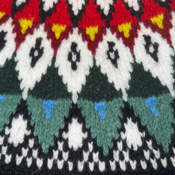 Urban Outfitters Cadence Intarsia Knit Crew Neck Winter Sweater Women’s Size M - Picture 12 of 15